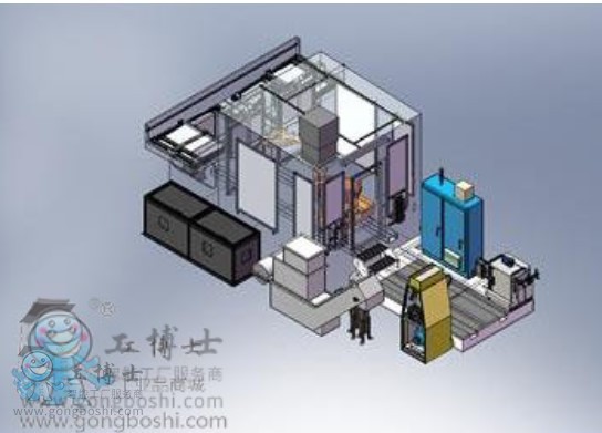 ABB’s FlexWasher™ W50 是一款內(nèi)置預(yù)沖洗室和干燥室的機(jī)器人去毛刺清洗系統(tǒng)