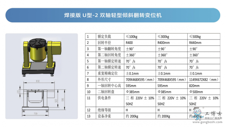 U型-2變位機(jī)